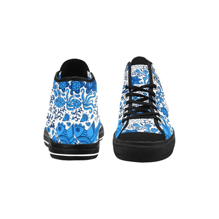 Zapatillas Vancouver de caña alta para hombre modelo SkyBlueFlowers