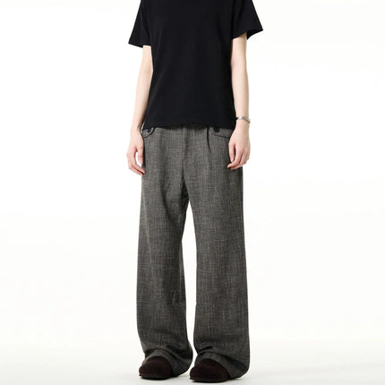 Old money style bamboo striped trousers for men and women - tugranalmacen.com
