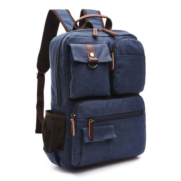 Mochila de lona encerada