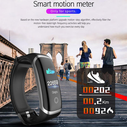 Pulsera inteligente M4 con monitor cardíaco y alertas sociales