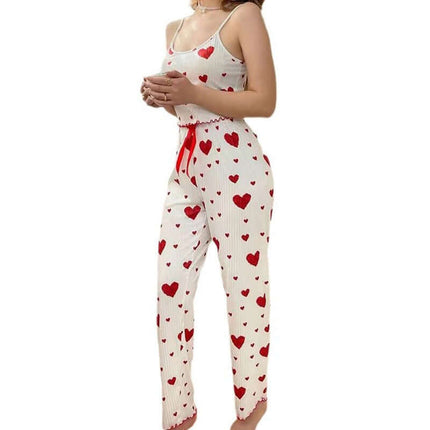 Conjunto de pijama de mujer con camisola y camiseta