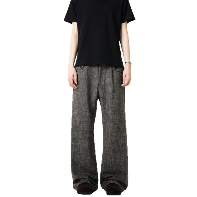 Old money style bamboo striped trousers for men and women - tugranalmacen.com