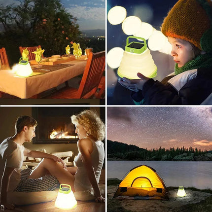 Luz LED plegable portatil y carga solar - tugranalmacen.com