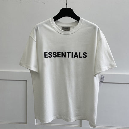 Camiseta unisex de algodón Fear of God Essentials negra