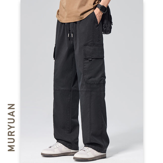 Pantalones cargo urbanos de lyocell con múltiples bolsillos