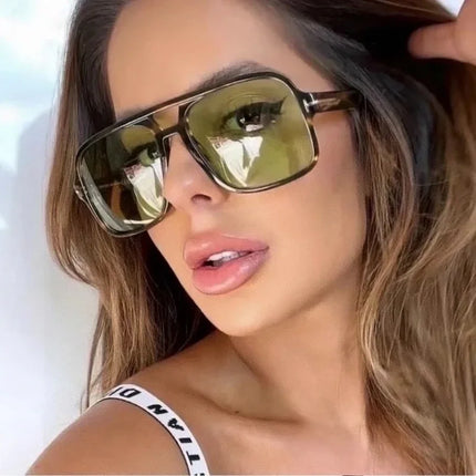 Gafas de sol de piloto retro