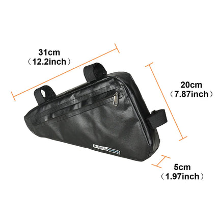 B-SOUL Bicycle Bag Large Capacity Triangle Bag Front Beam Bag Waterproof Upper Tube Saddle Bag Mountain Road Bike Riding - tugranalmacen.com