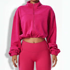Conjunto deportivo de mujer de 2 piezas en color rosa
