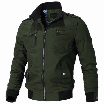 Chaqueta bomber para hombre, ideal para primavera y otoño