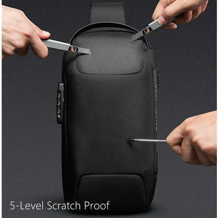 BANGE Hot Chest bolso cruzado impermeable con carga USB - tugranalmacen.com