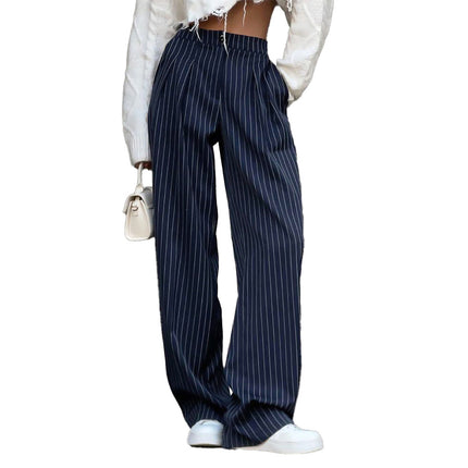 Pantalones de traje anchos para mujer