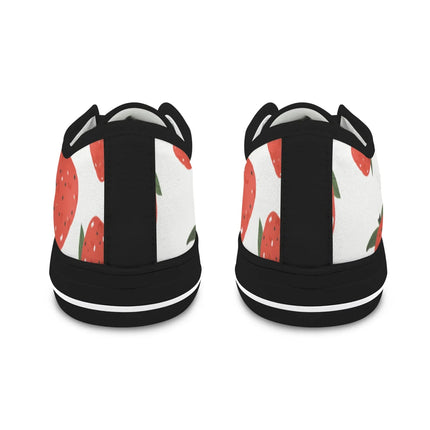 Zapatillas Seattle modelo Strawberry, deportivas, blancas con estampado de fresas, material textil