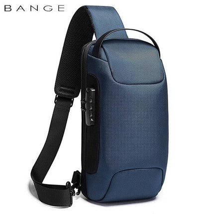 BANGE Hot Chest bolso cruzado impermeable con carga USB - tugranalmacen.com