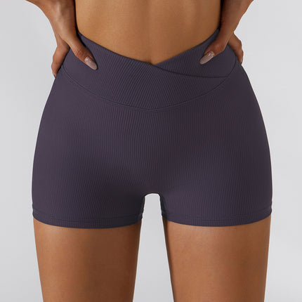 Nuevos shorts de yoga antirreflejos de mujer
