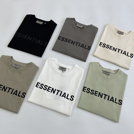 Camiseta unisex de algodón Fear of God Essentials negra