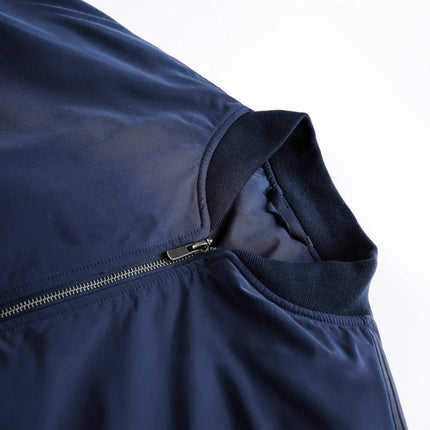 Bomber Azul Marino con Plumon de Pato - Chaqueta Invierno Hombre