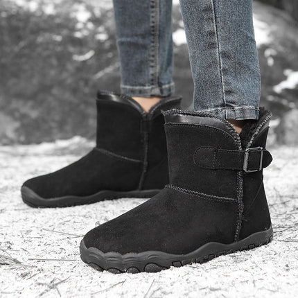 Botas de nieve unisex con forro cálido y suela segura