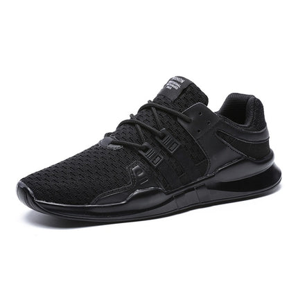 Zapatillas hombre transpirables para running con malla y suela de goma