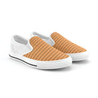 Zapatillas Slip-on de hombre modelo Luck en color blanco y calabaza