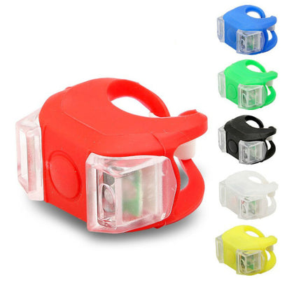 Pilotos en silicona para bicicleta, delanteros y traseros