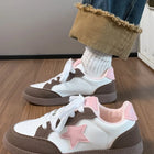 Zapatillas deportivas con estrella y cordones para estilo casual