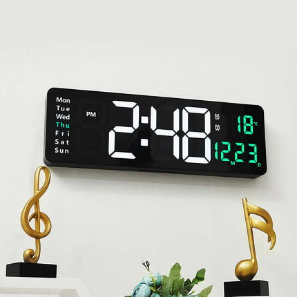 Reloj digital de pared LED de 13 o 16 pulgadas