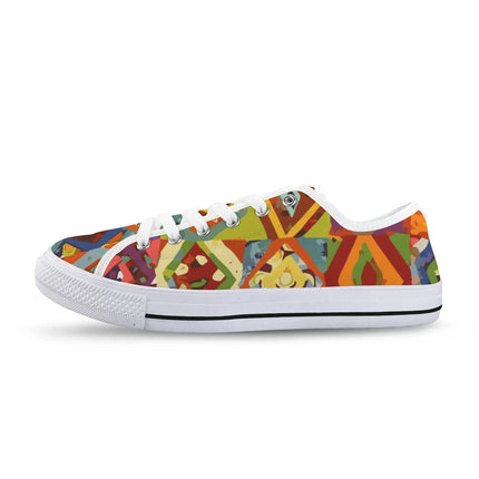 Zapatillas Seattle mujer Abstract101, deportivas, multicolor, tela estampada, estilo casual
