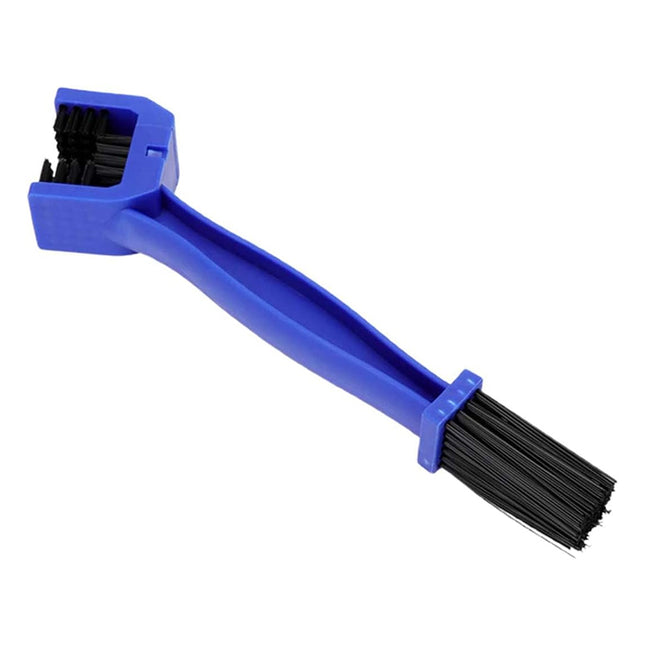 Cepillo de limpieza azul para cadenas