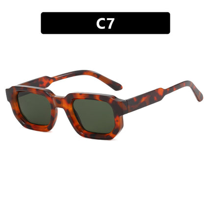 Gafas de sol cuadradas retro con protección UV