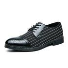 Zapatos de cuero estilo británico negro