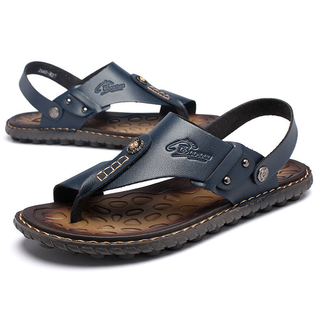 Sandalias masculinas ajustables para máximo confort