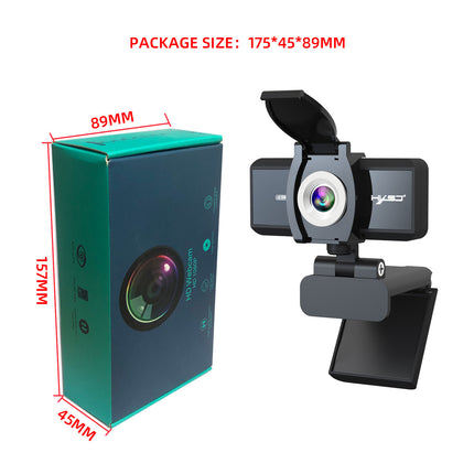 Cámara web 1080P con enfoque automático para videollamadas