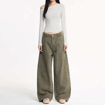 Pantalones vaqueros holgados informales para mujer f.seo - tugranalmacen.com