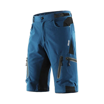 Pantalones cortos para Ciclismo MTB - Descenso color Azul Oscuro