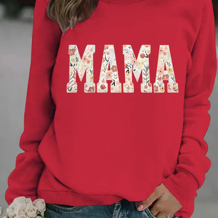 Sudadera MAMA Roja - tugranalmacen.com