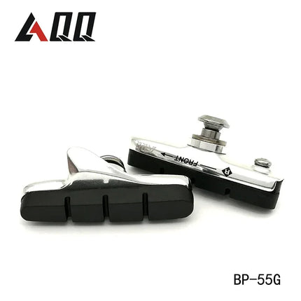 AQQ 1 Pair Road Bicycle Brake Pads Bicycle Braking V Brake Holder Shoes Rubber Blocks Durable Cycling Accessories - tugranalmacen.com