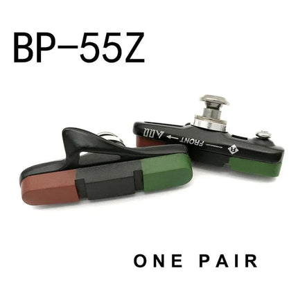 AQQ 1 Pair Road Bicycle Brake Pads Bicycle Braking V Brake Holder Shoes Rubber Blocks Durable Cycling Accessories - tugranalmacen.com