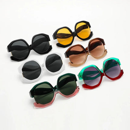 Gafas de sol de estilo europeo y americano con diseño de ojos de gato - tugranalmacen.com