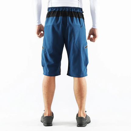 Pantalones cortos para Ciclismo MTB - Descenso Azul Oscuro