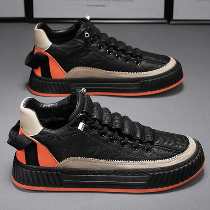 Zapatillas casuales de hombre con suela de goma y forro de malla