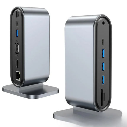 Estación de acoplamiento USB-C de doce puertos - tugranalmacen.com