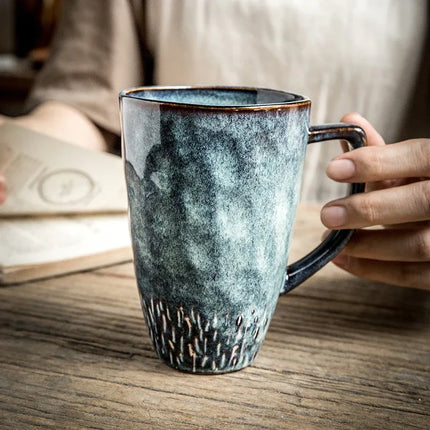 Taza de café de cerámica Azul-Roca - tugranalmacen.com