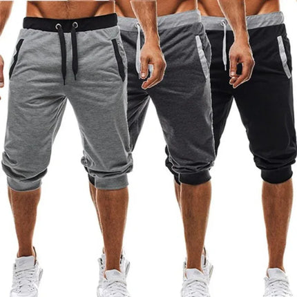 Pantalones cortos deportivos ajustados para hombre f.seo - tugranalmacen.com