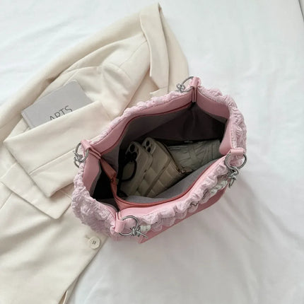 Bubble Textured Tote Bag - tugranalmacen.com