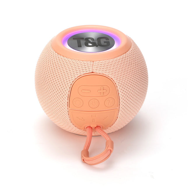 Altavoz Bluetooth portátil TG337 con subwoofer y diseño en tela