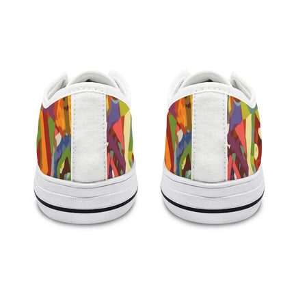 Zapatillas Seattle mujer Abstract101, deportivas multicolor, diseño abstracto, tela y cuero sintético, casual