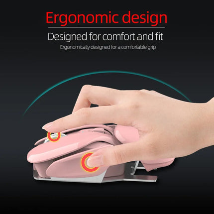 New USB wireless mouse 1600DPI rechargeable office mouse desktop laptop accessories - tugranalmacen.com