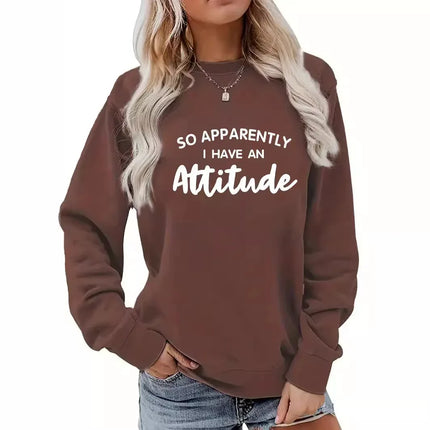 Sudadera de terciopelo con cuello redondo ATTITUDE Rosa - tugranalmacen.com