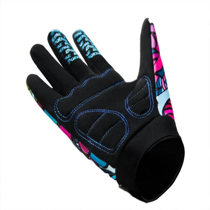 Cycle Zone Cycling Gloves Gel Full Finger MTB Bicycle Anti-slip Shockproof Gel Bike Ciclismo guantes Breathable Padded Palm - tugranalmacen.com