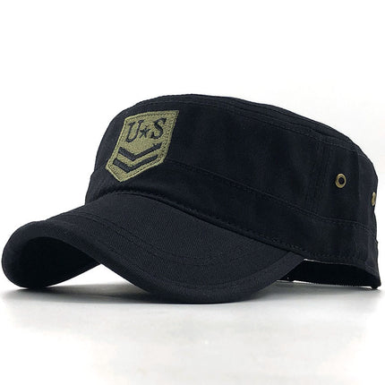 Gorra deportiva de algodón en modelo negro